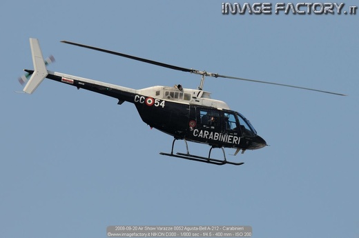 2008-09-20 Air Show Varazze 0052 Agusta-Bell A-212 - Carabinieri
